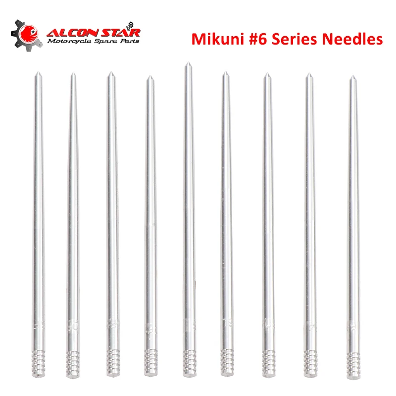Alconstar 6 Series Mikuni Needles for TM36 TM38 TMX 2 Stroke Carbs VM30 VM32 VM34 VM36 VM38 Carb