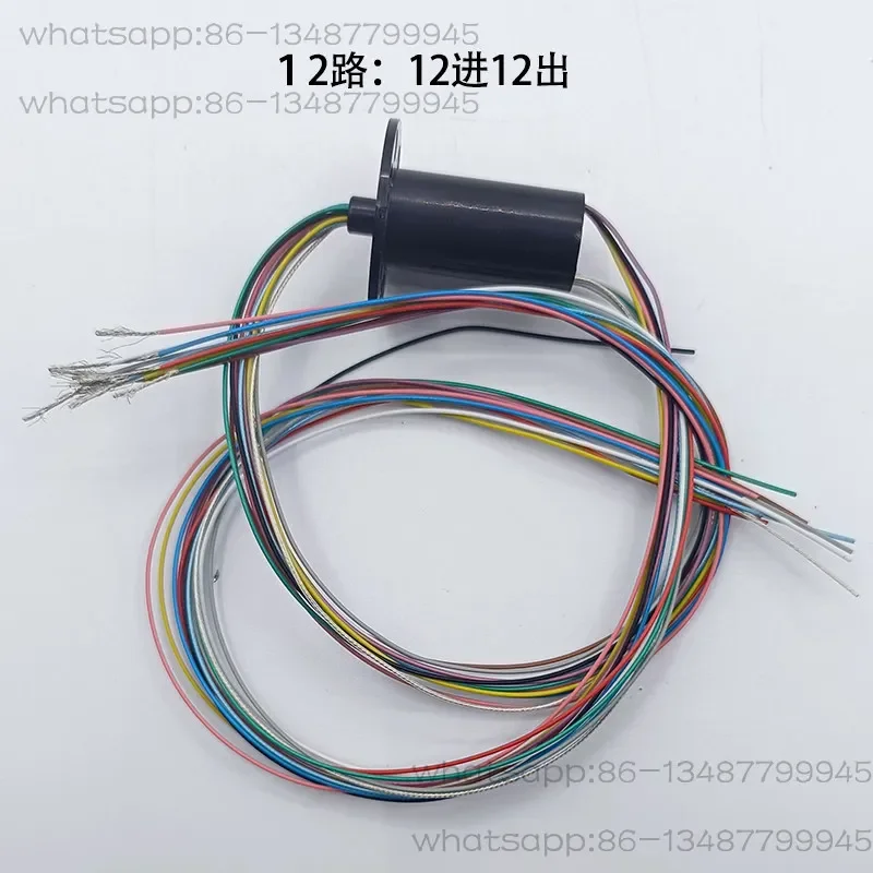 Miniature Cap Type Signal Slip Ring, Collector Ring for Drone Handheld Gimbal Stabilizer & Visual Anchor Fishing