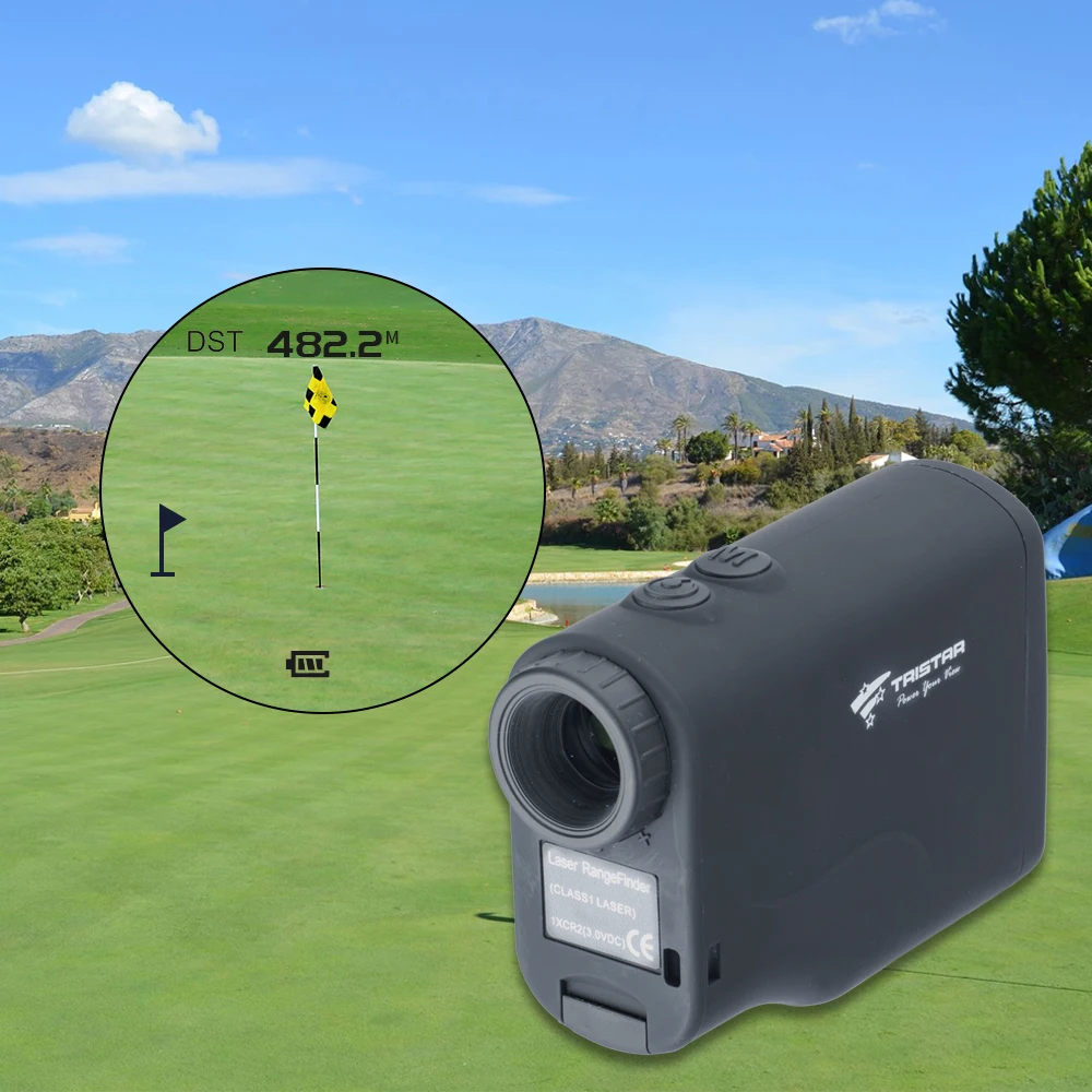 Tirstar  Long Distance Rangefinder For Golf And Hunt Laser Range Finder With Big Side Screen