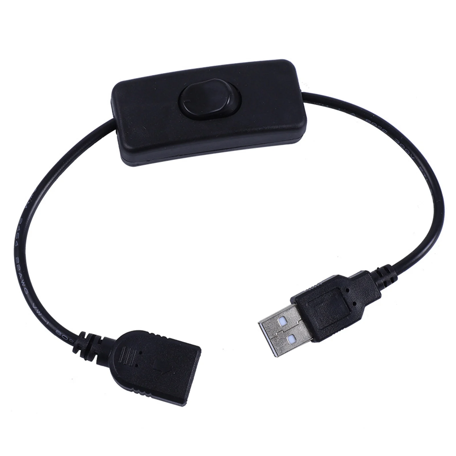 USB A Male To Female Extension Cable For IOS Devices Data Transmission Power Supply With A 304 Rocker Switch 30cm