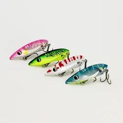 1Pcs quality 10g Metal VIB FIshing Lure Vibration 3D Eyes Pesca Crank Lures Winter Sinking Hard Bait Swimbait Fishing Tackles