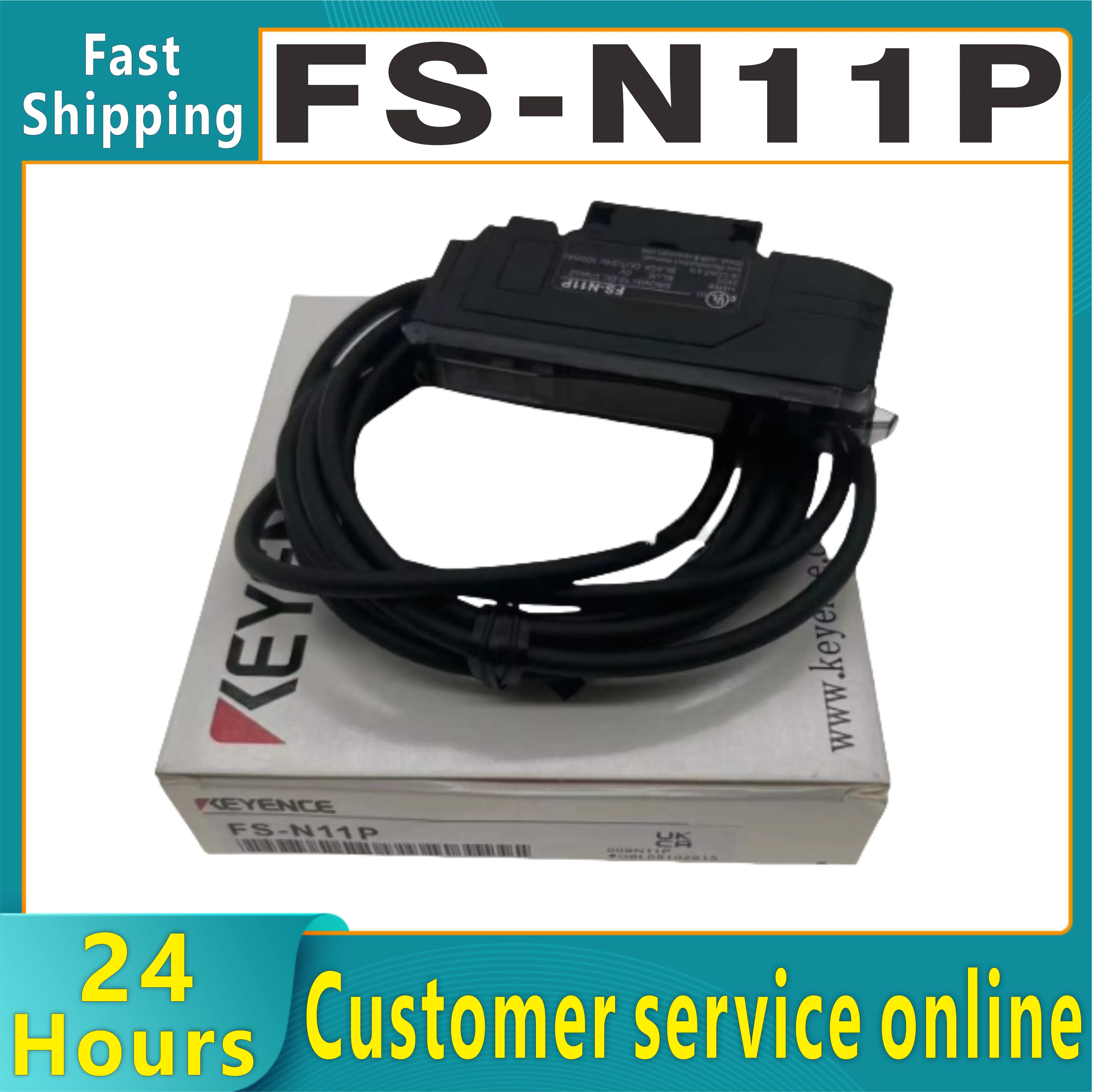 

FS-N11P fiber amplifier cable type host PNP 100% original and new photoelectric sensors