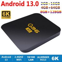 Q96 X3 Smart TV Box Android 13 Allwinner H313 Quad Core 6K HDR UHD 8GB 128GB 2.4G WIFI Media Player Set Top Box Home Theater