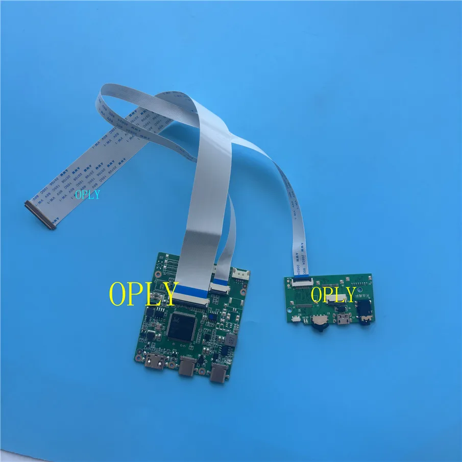 MINI HDMI-compatible LVDS 2 TYPE-C Control Board kit for N156HGE LP156WFC LCD LED panel screen monitor display  1920X1080 15.6