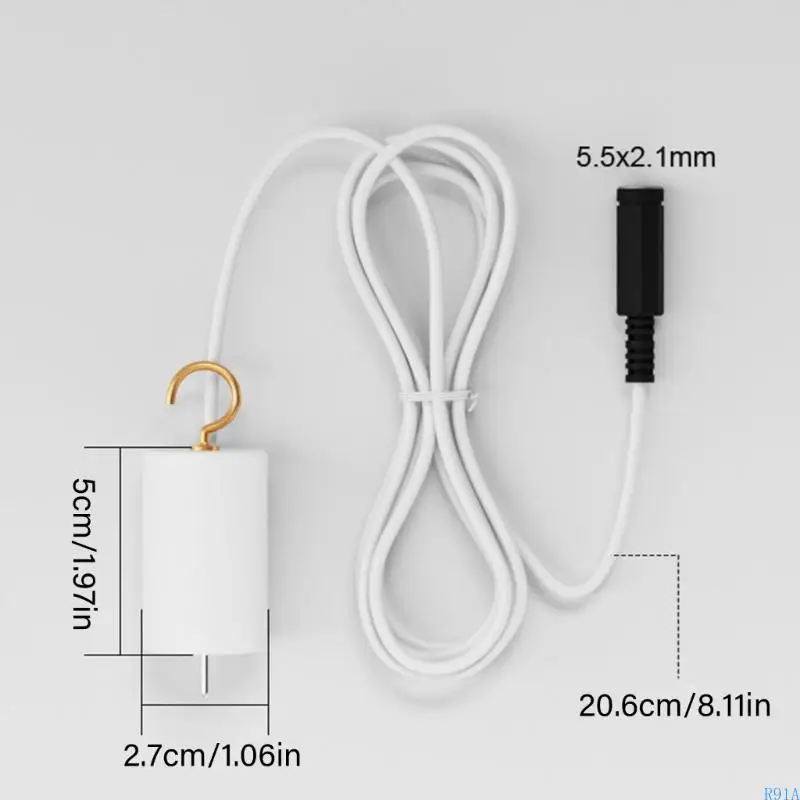 R91A 12V 1A 플라이 버그 방충제 천장 팬 플라이 억출 팬 실내 야외 레스토랑 상점 플라이 팬 개폐식 기둥을위한 팬