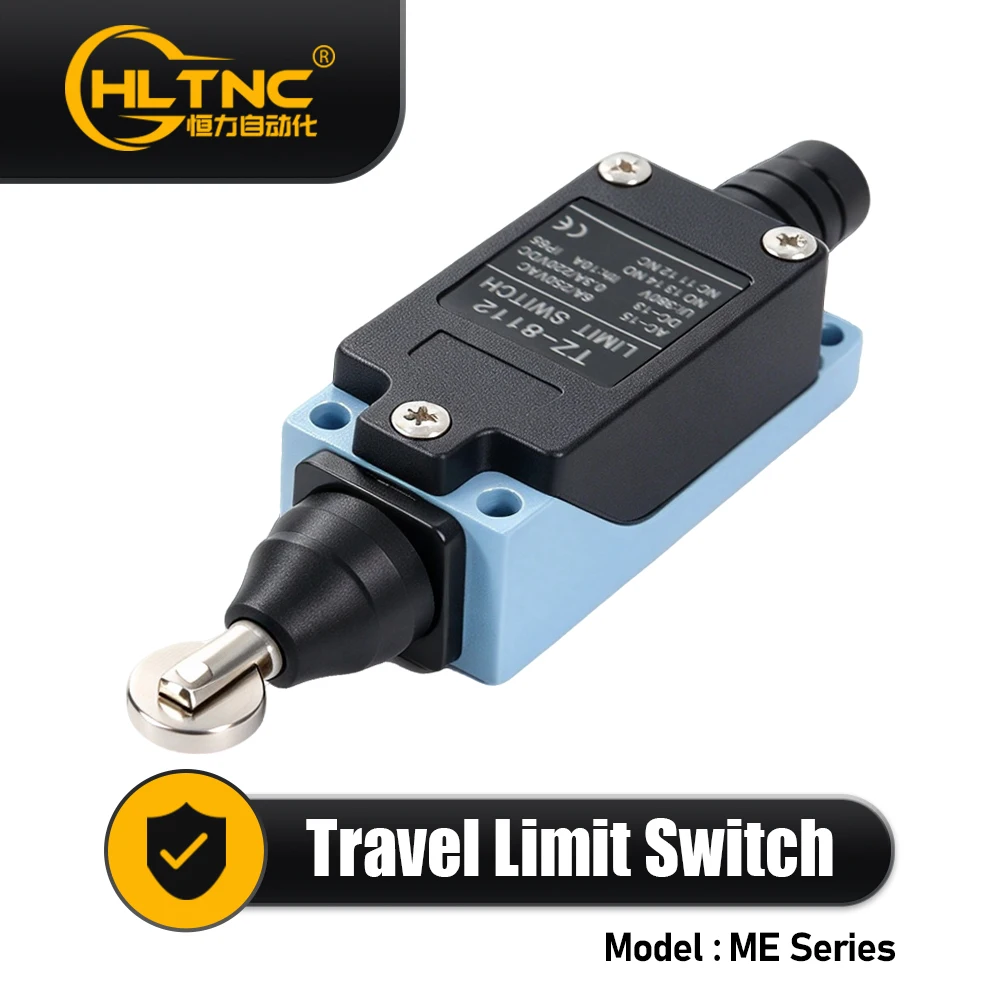 HLTNC ME Series Travel Limit Switch ME-8104 8107 8108  ME-8112 ME-9101 Adjustable Roller Lever Arm Limit Switch AC250V NO NC