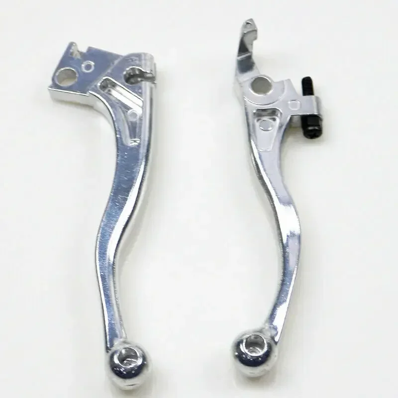 

Motorcycle Chrome Brake Lever Clutch For Kawasaki KLX 250 250C 650 KDX 220