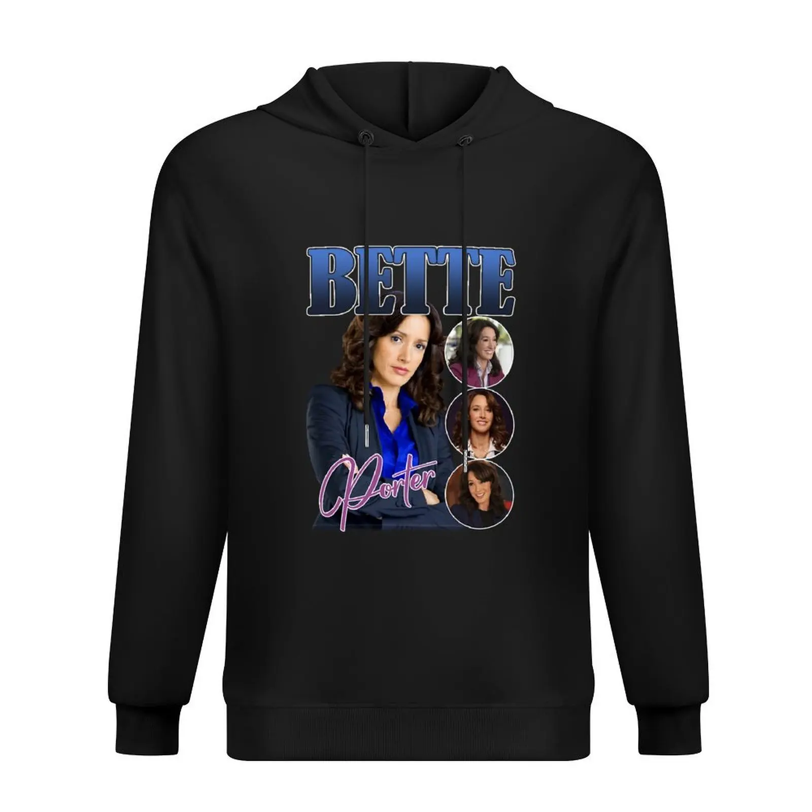 

BETTE PORTER , Bette Porter Homage , Jennifer Beals The L Word Actress Vintage Retro 90s Bootleg Mer Hoodie