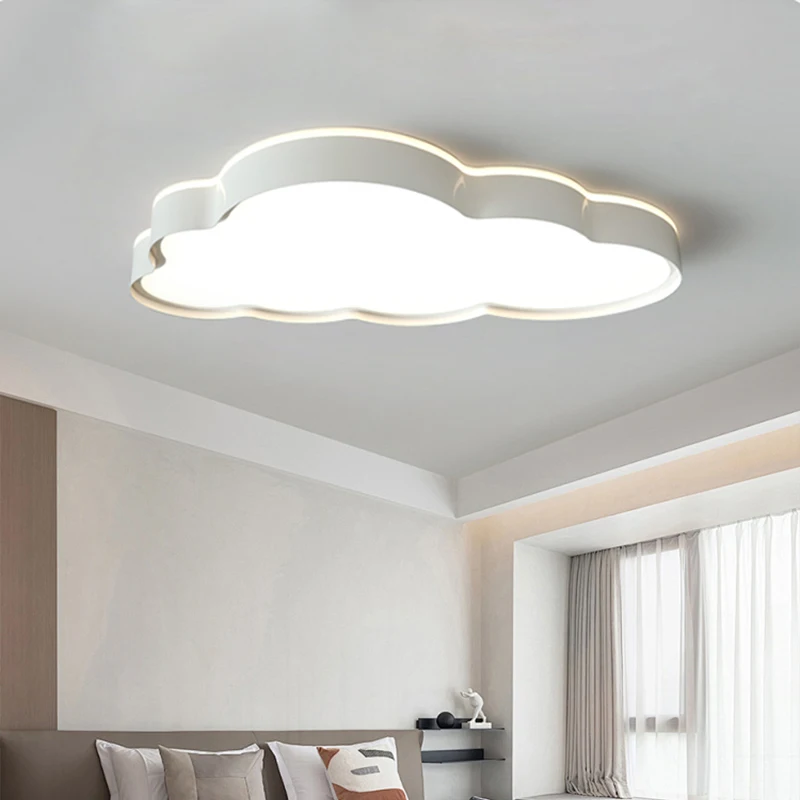 Imagem -03 - Led Cloud Shape Ceiling Chandelier Iluminação Interior Decoração de Casa Quarto de Criança Jantar Sala de Estudo