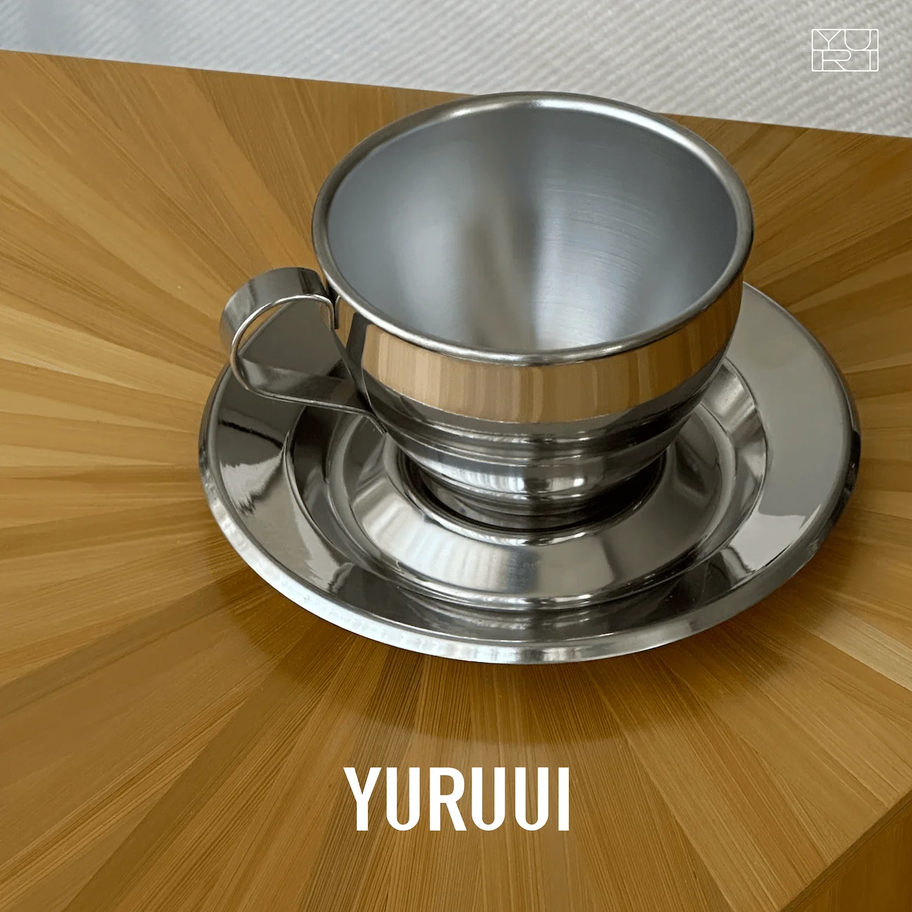 

European Style Modern Light luxury Stainless Steel High Appearance level Coffee Cup Afternoon Tea Special Use Cups Plates Set