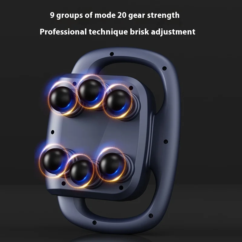 

6 массажных пистолетов для головы, электрические массажные устройства для ног, рук, талии, спины и ягодиц - массажер для расслабления мышц всего тела, id