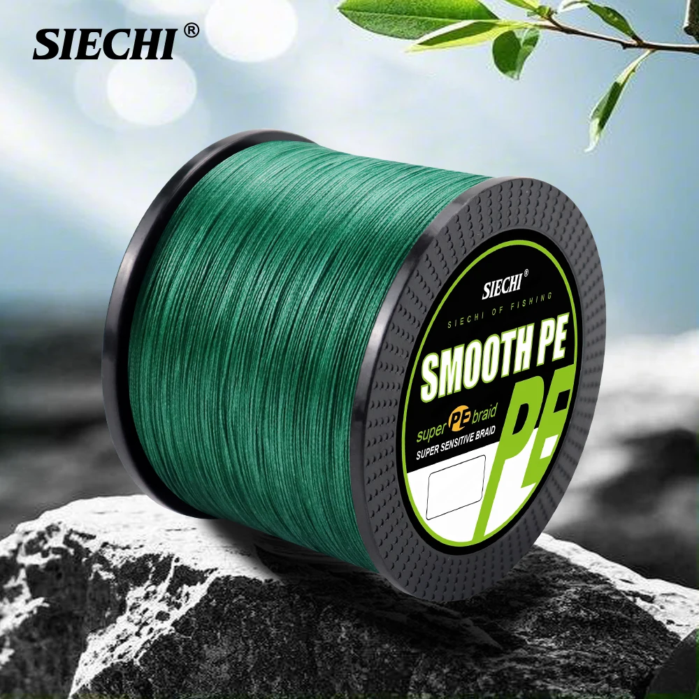 

Плетеная рыболовная леска SIECHI PE Line X16, 500 м, 30-110 фунтов, сверхпрочная, износостойкая, гладкая, мультифиламентная