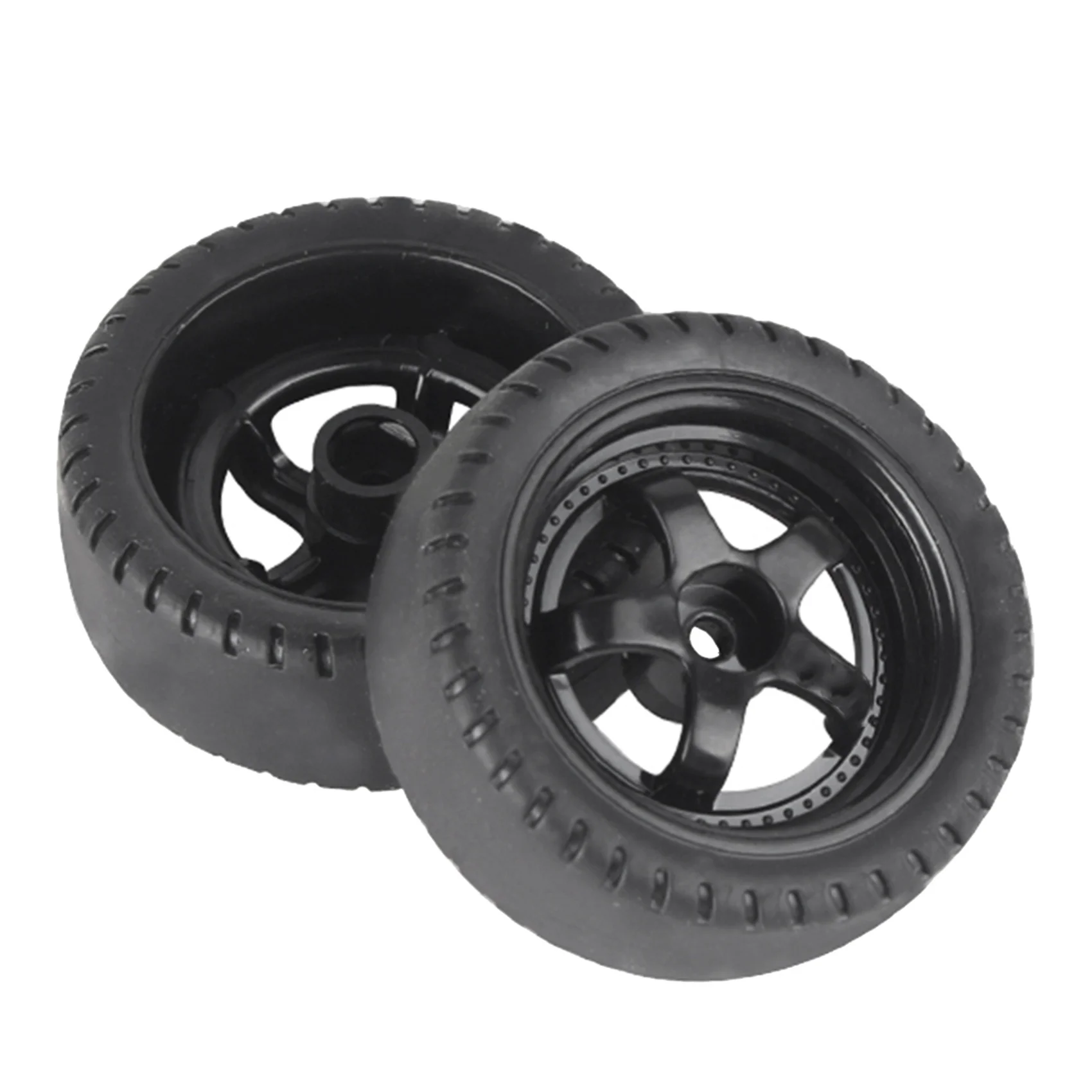 ABXE-8Pcs RC Drift Tire Wheel Hard Tyre For LDRC LD1201 P06 WPL B14 B24 C14 C24 C34 C44 RC Car Upgrade Accessories RC Parts
