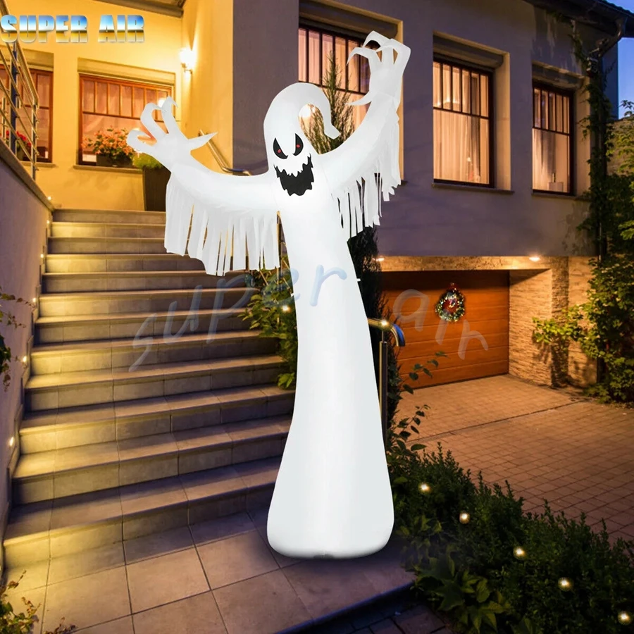 Halloween Hinterhof Dekoration hoch aufblasbaren Geist mit LED-Licht für Halloween