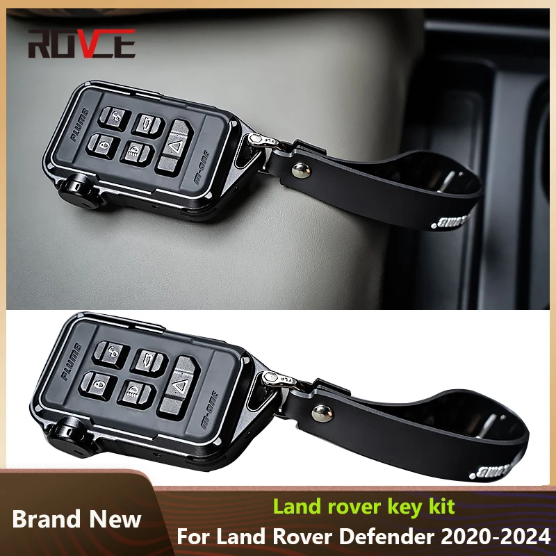 

Rovce PLUMB Replacement Folding Car Key Shell Case For Range Rover Sport /Evoque/LR4 /Freelander/Velar Modified Accessories