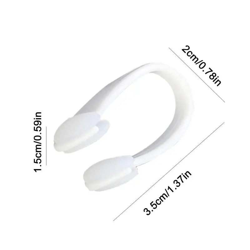 Nose Clip For Swimming Swimming Nose Clip Nose Protector Soft Silicone Latex Nose Plugs For Kids And Adults