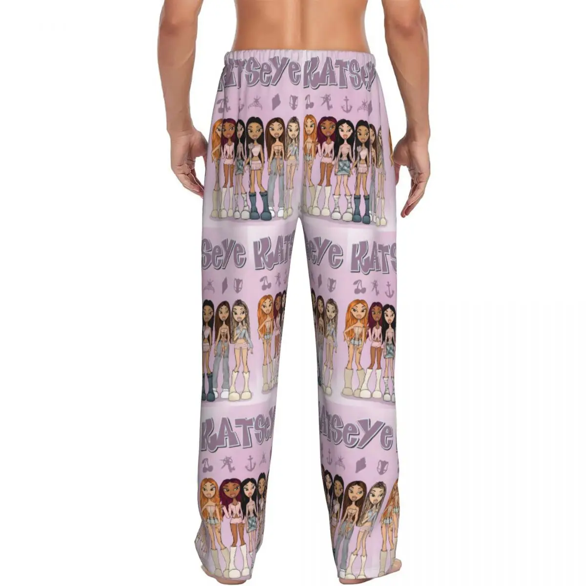 مخصص K-Katseyes بيجامة السراويل ملابس خاصة للرجال حزام مطاط الفتيات مجموعة صالة النوم قيعان مع جيوب