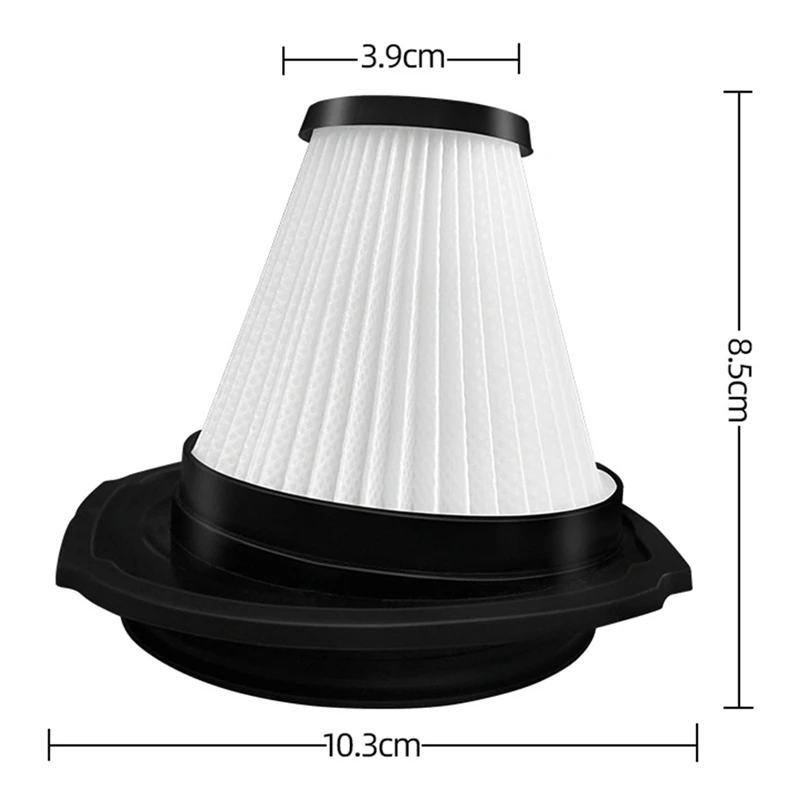 عناصر فلتر مكنسة كهربائية محمولة باليد ، ملحقات فلتر HEPA ، مناسبة لـ Super VCS59A ، 8 way