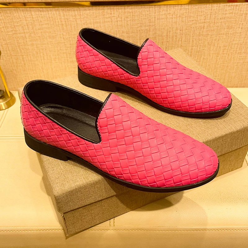 2026 Men's Fashionable quality Shoes Slip-On Loafers Versatile Trendy Spring Summer Breathable Rubber Sole Flat Heel Shoes