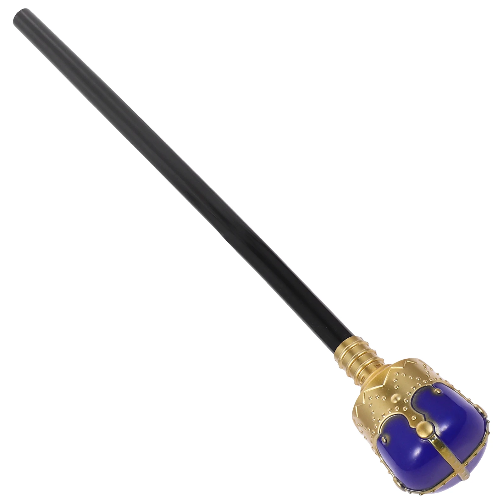 

King Cane Prop Decorative Walking Stick For Halloween Cosplay Masquerade Party Role Play Costume Wand Scepter Accessory