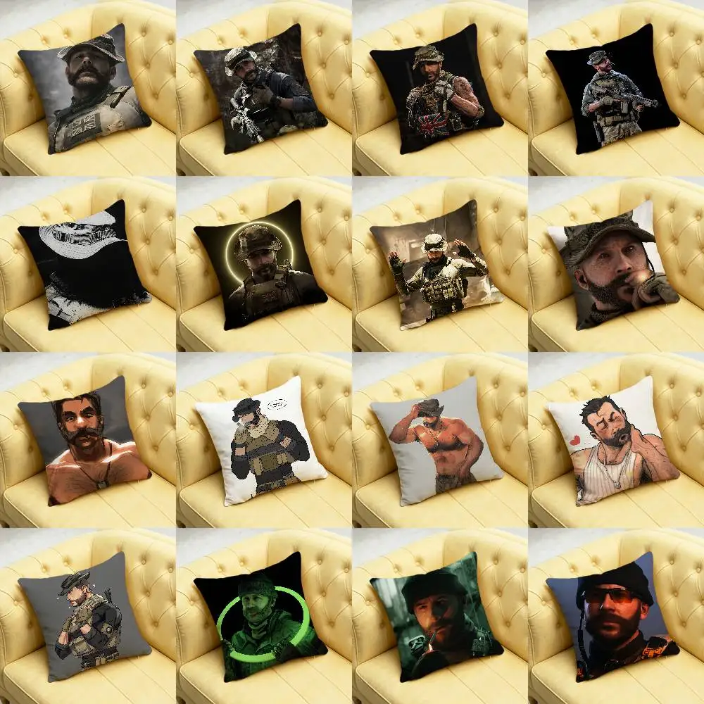 For Captain J-John P-Price Throw Pillow Case 45cm 30cm 65cm 40cm Home Custom Square Pillowcase Cushion Cover