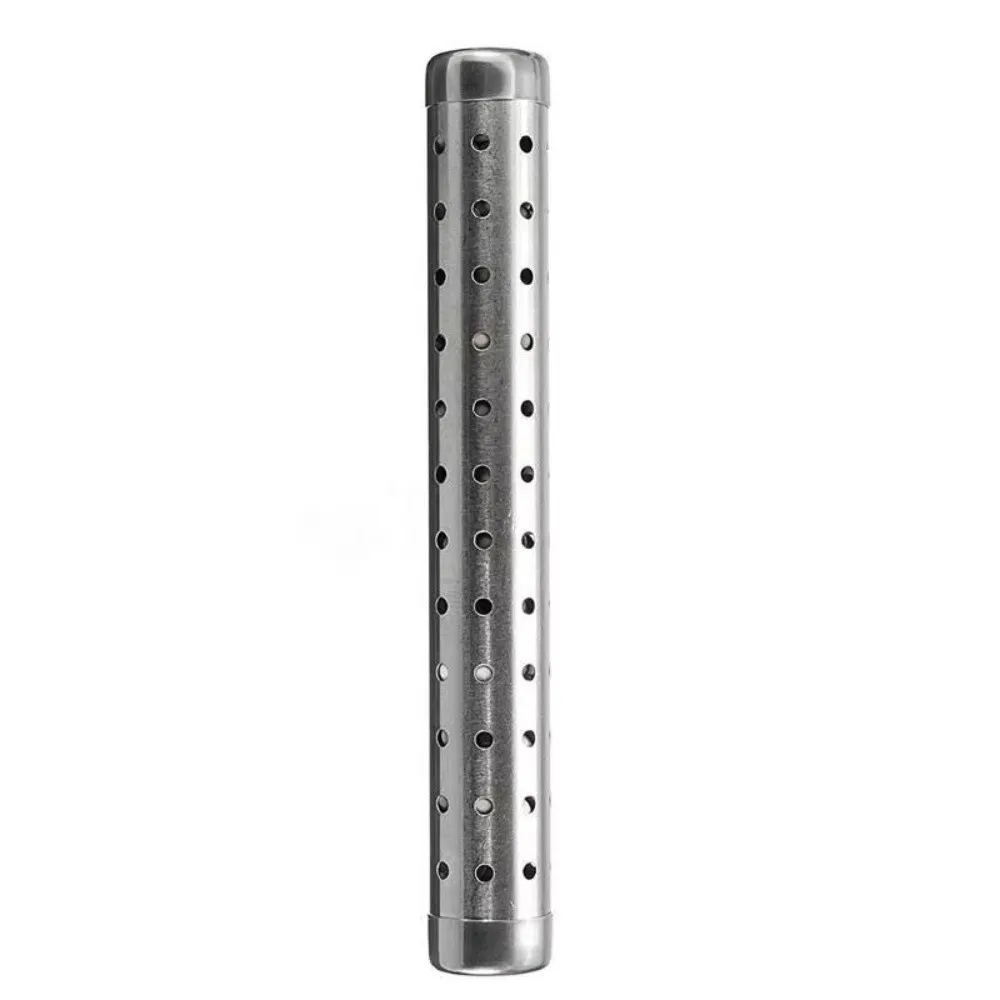 Stainless Steel Hydrogen Water Stick Perforated Metal Tube Water Ionizer Stick Silver Tone Portable Hydrogen Water Generator