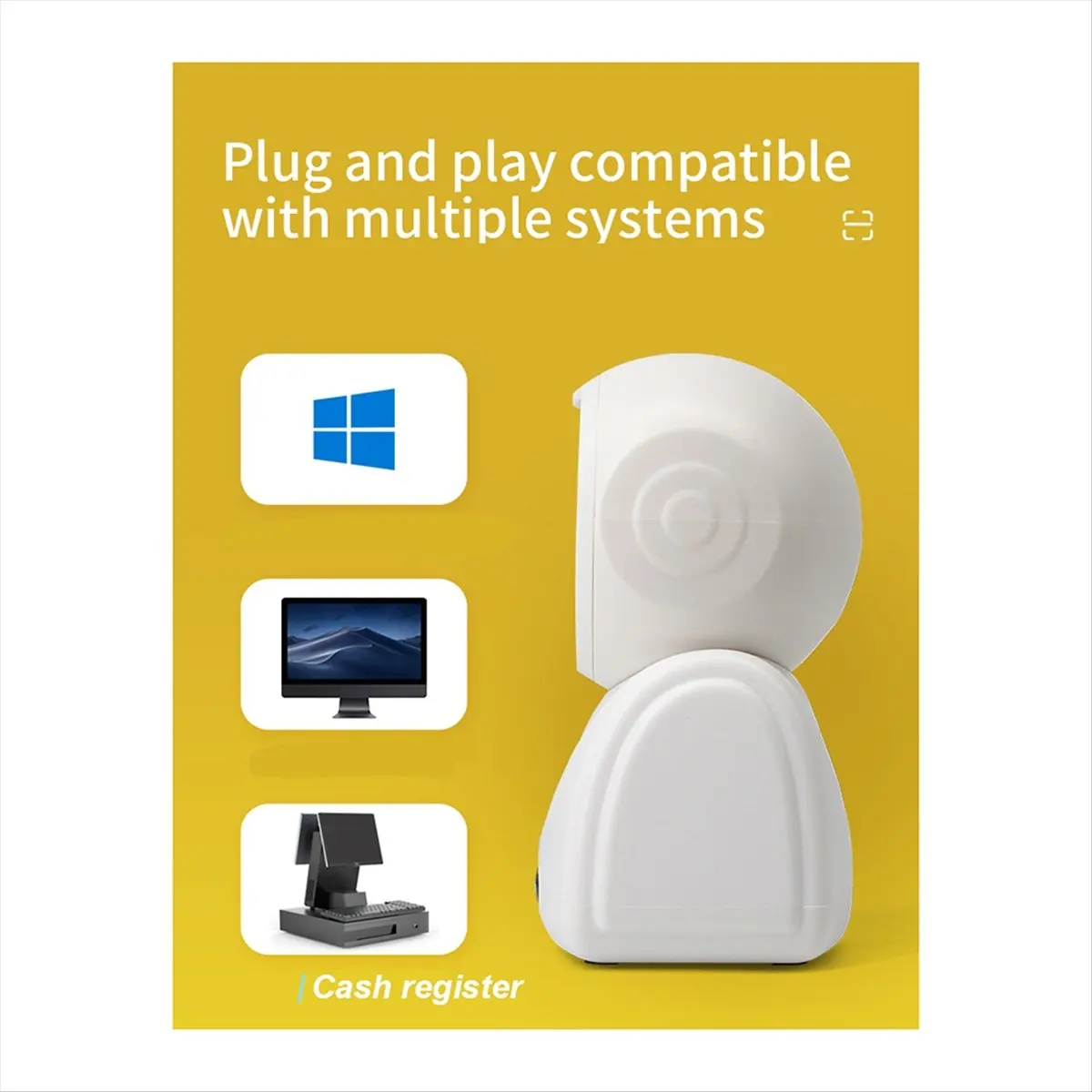 

Новый ABNR 2D всенаправленный сканер штрих-кодов 1D 2D QR, настольный, с автоматическим считыванием, USB, считыватель Data Matrix, датчик, черный