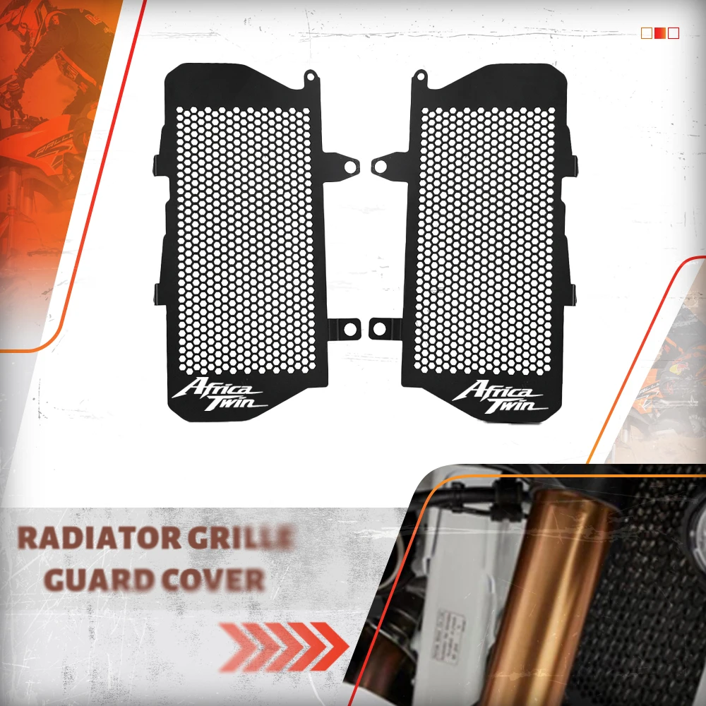 

Motorcycle Radiator Grille Guard Protector Cover Parts CNC Aluminum For HONDA Africa Twin CRF1100L CRF 1100L 2020 2021 2022 2023
