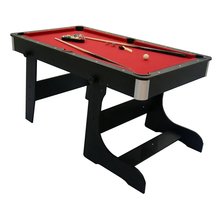 

Wholesale Customizable Collapsible Pool Table with MDF Cushion and PVC Pocket Folding Design