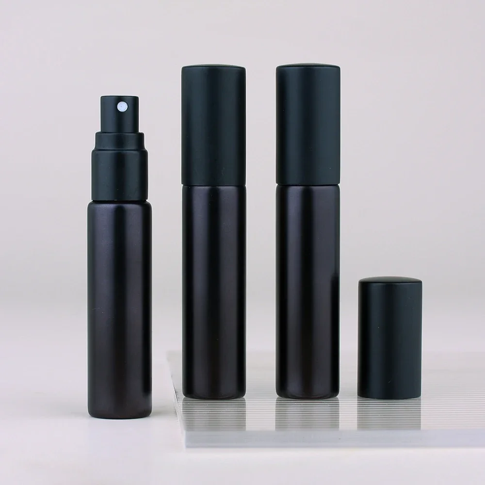 10ml Perfume Bottle Matte Black Spray Bottle Empty Glass Perfume Bottle Atomizer，30/50/100Pcs Soap dispensers Soap holder