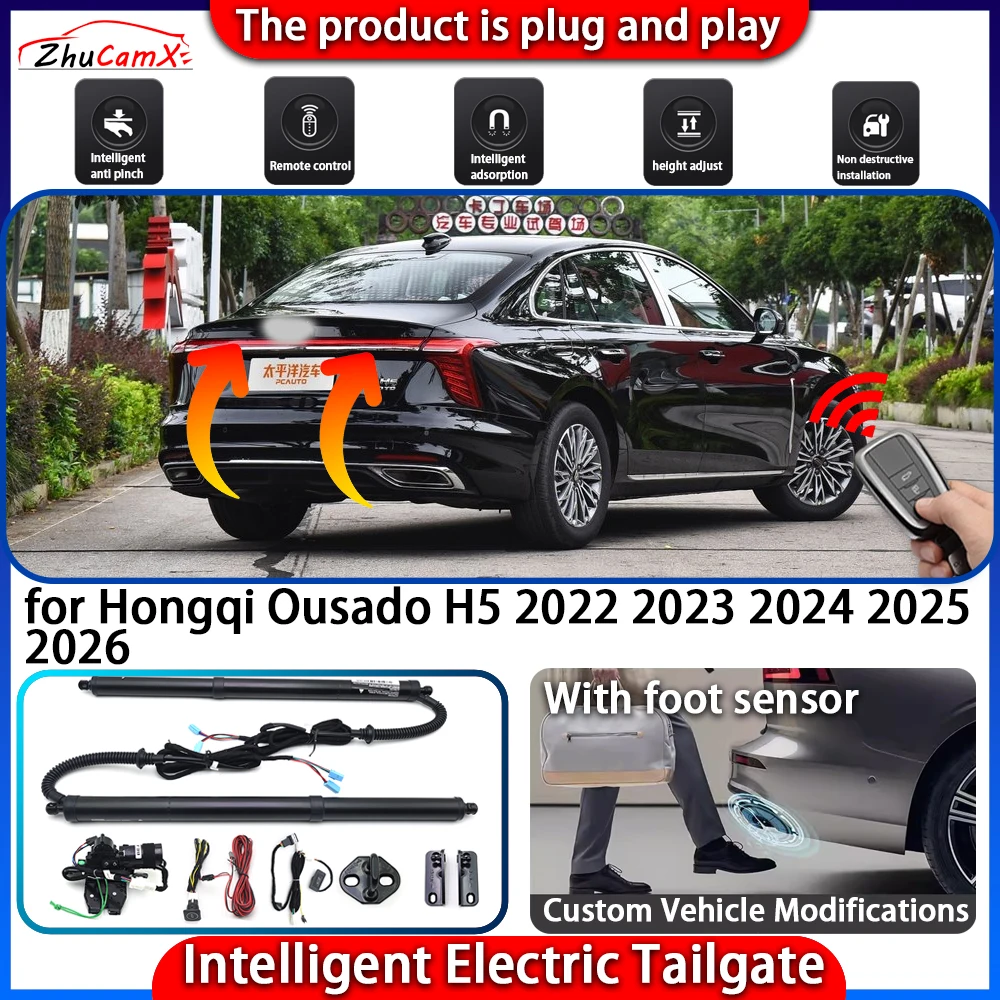 

Smart Powered Tailgate System for Hongqi Ousado H5 2022 2023 2024 2025 2026 Automatic Intelligent Electric Trunk Lift Control
