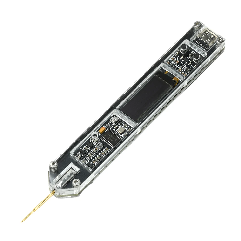 DC5V Frequency Counter 200Hz–100MHz High-Precision Frequency Meter Type-C Tester Pen For MCU/Wireless Device/RF Signal Generator