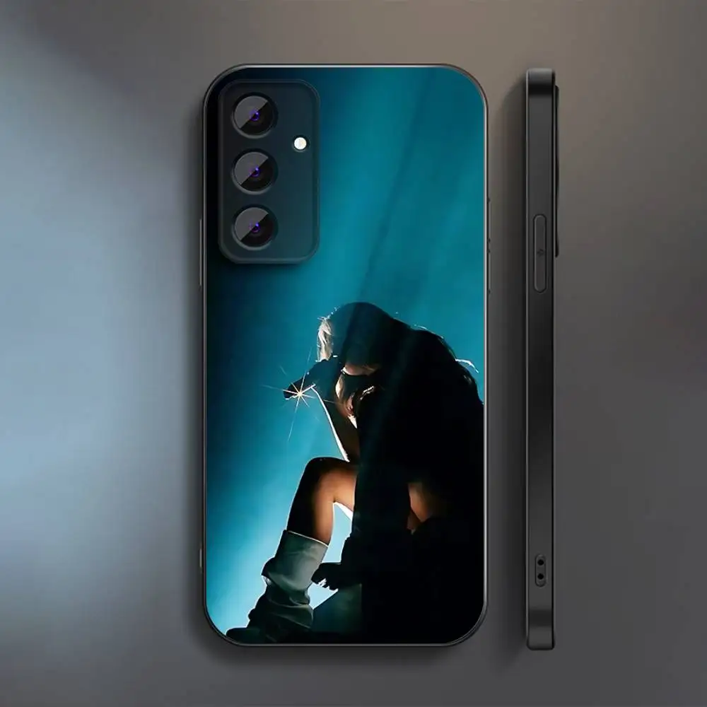 حافظة هاتف T-Tate قريبة جدًا لماذا M-McRae لهاتف Samsung S 25,24,23,22,30,21,10,9,Ultra,Plus,Lite,FE,4,5G حافظة سوداء ناعمة