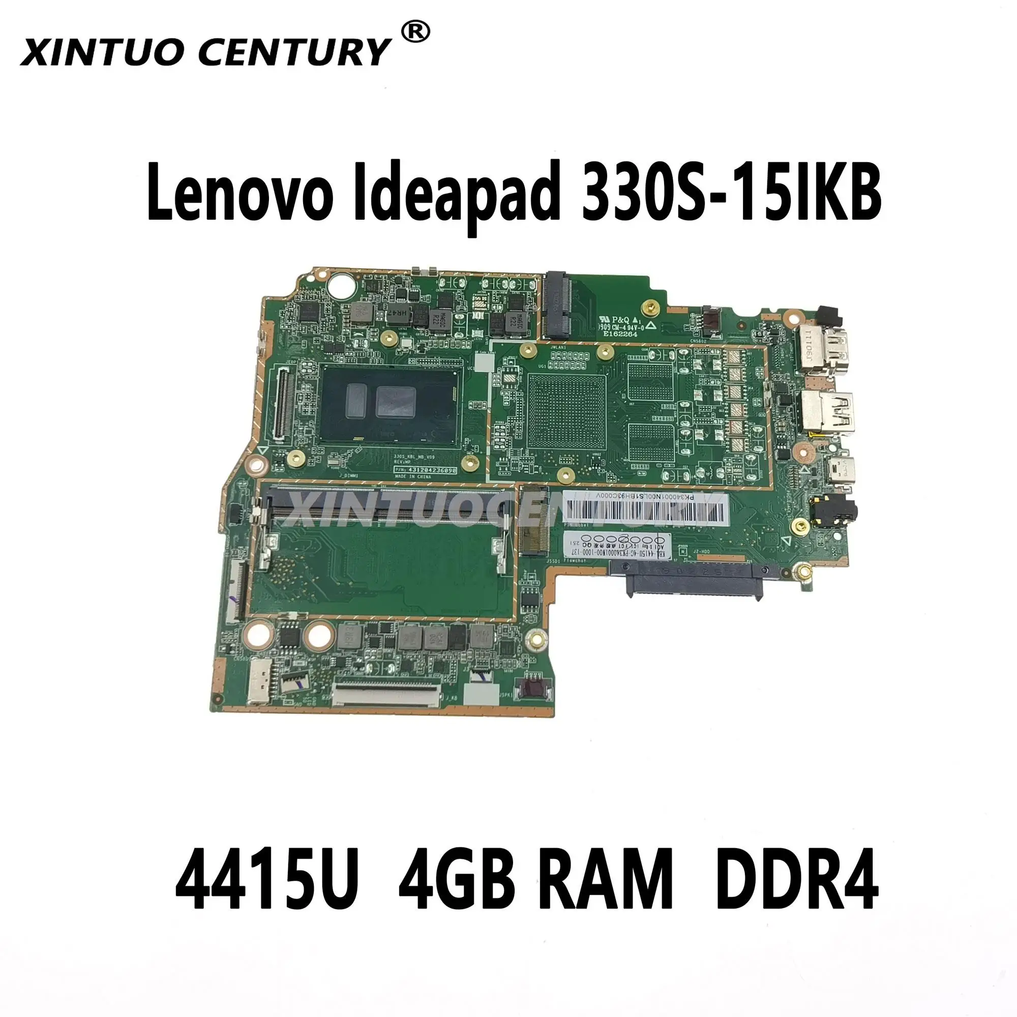 For Lenovo Ideapad 330S-15IKB 330S-15 High Quality   Laptop motherboard SR348 CPU 4415U 4GB RAM DDR4 100% Test Work