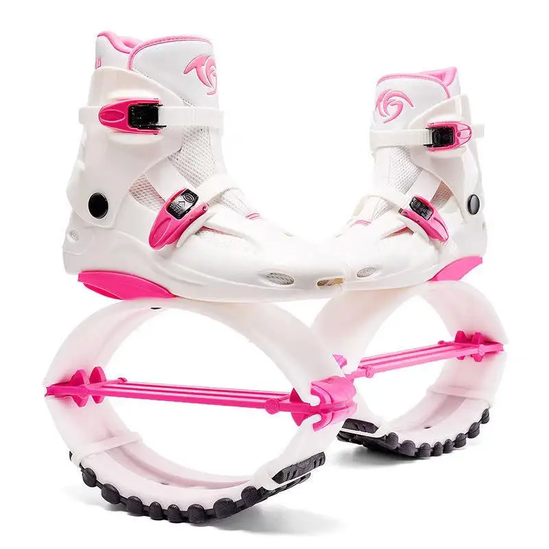 TFAN JUMP Kangaroo Jump Shoes Workout Jumpers Gen II Series NEW PINK WHITE