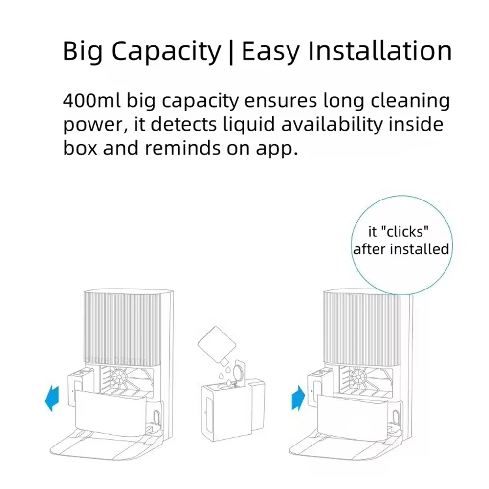 Original Dreame L10s Pro Ultra X40 Ultra X30 Ultra Automatic Cleaning Liquid Adding Module Accessories Robot Vacuum Cleaner Part