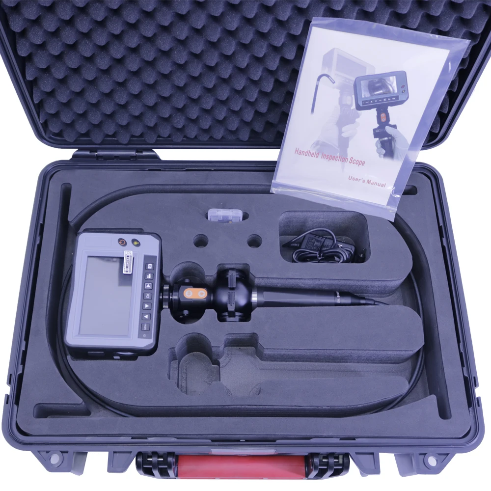 DR4555T Handheld Portable Endoscope Two-way steering 5.5mm Camera 1.5 Meters Cable