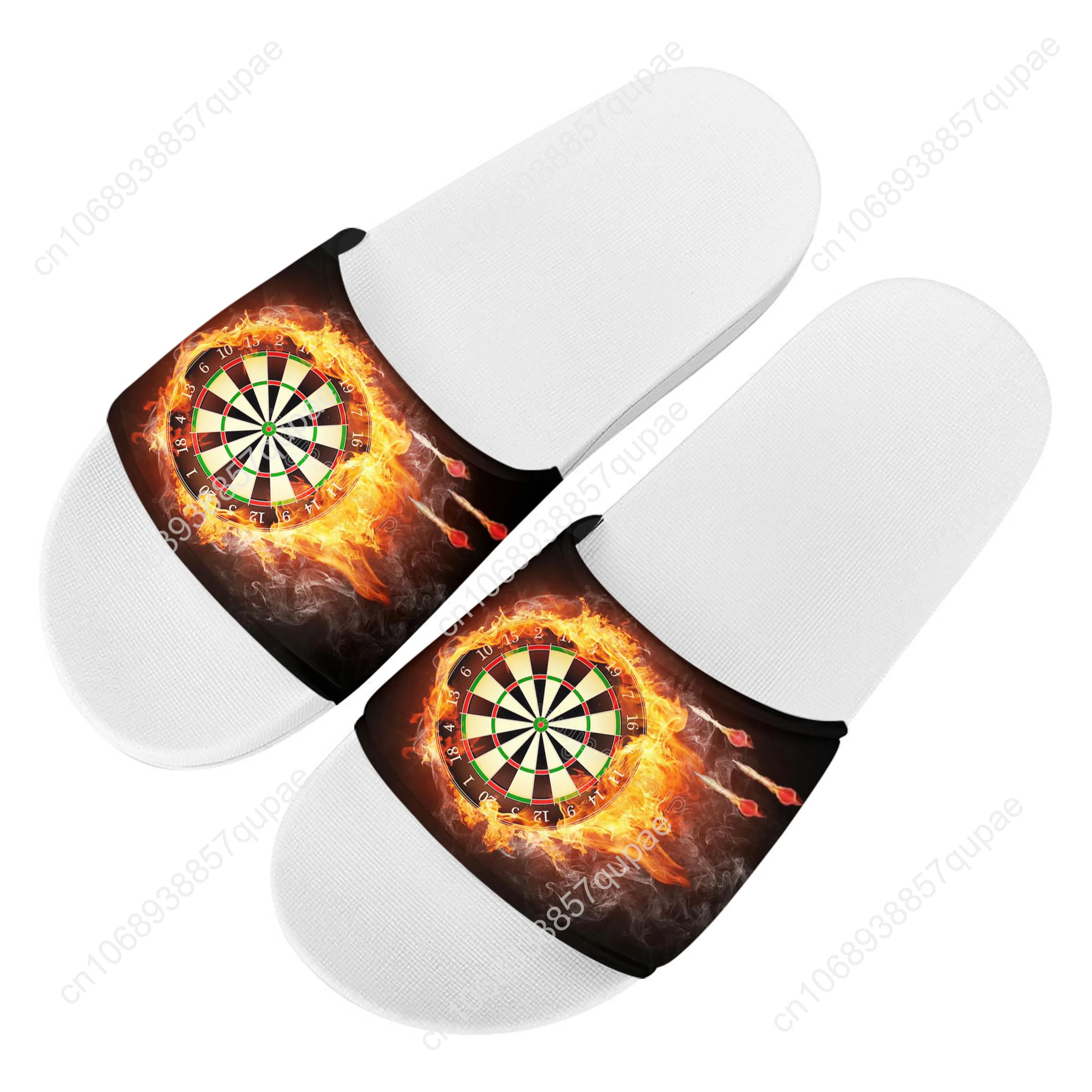 Love Gift Darts Player Sports Shoes Slippers Home Water Shoes Men Women Teenagers Beach Pool Sandals Custom Summer Slipper 3