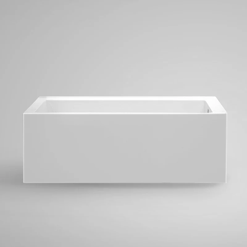 Aifol High Quality Modern Luxury square 60 Inch Deep Soaker Tub Acrylic Small Tubs Sizes Bathtub Free Stand