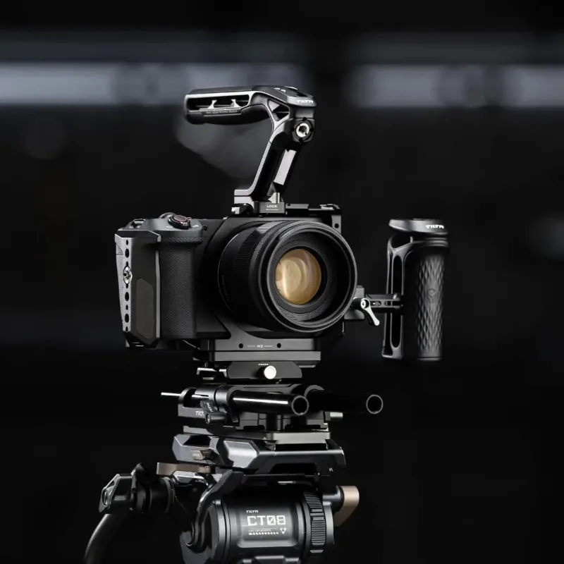TILTA T102-B-B R6 V Camera Cage for Canon EOS R6 V Pro Kit with Cable Clamp Xeno Side Handle PD V Mount Battery Plate