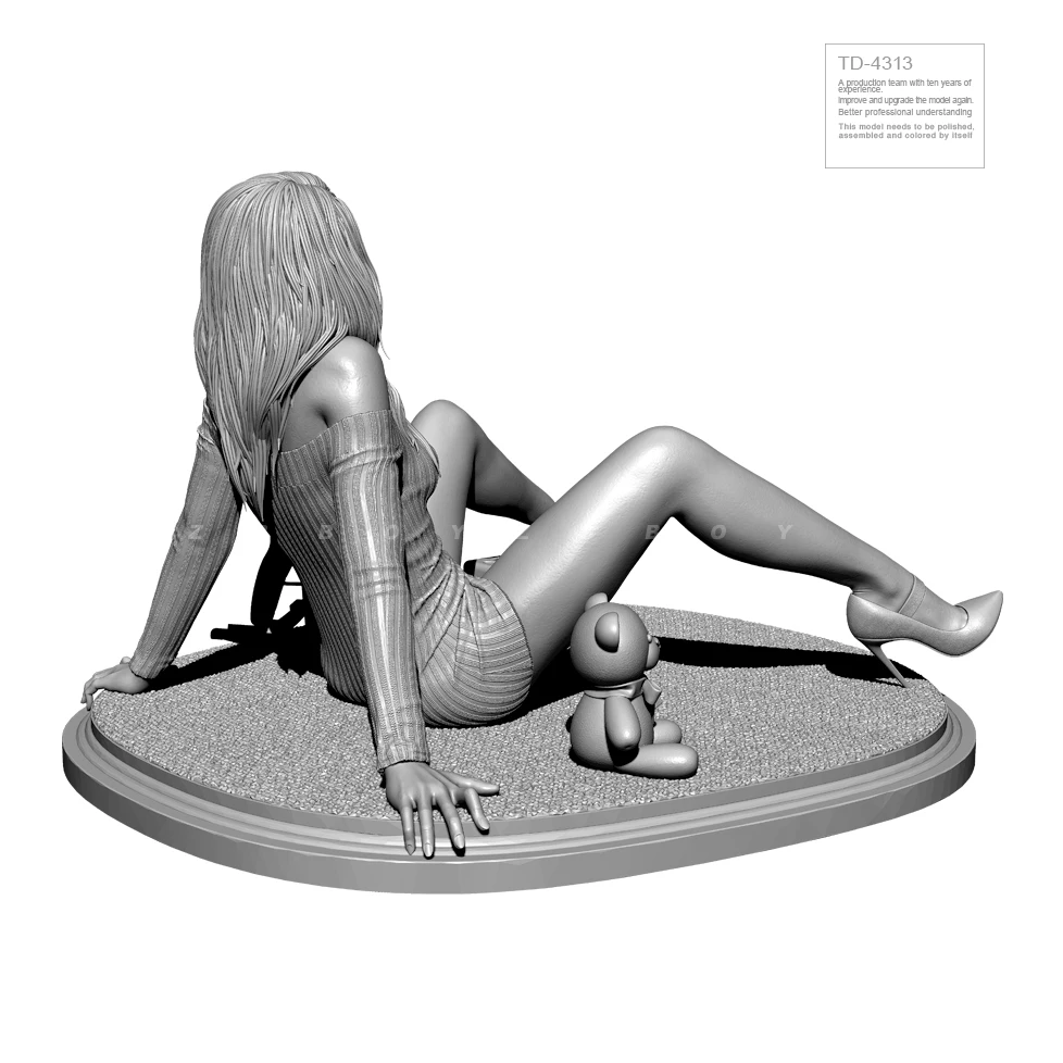 50MM 75MM Resin model kits figure beauty colorless and self-assembled （3D Printing ）TD-4313