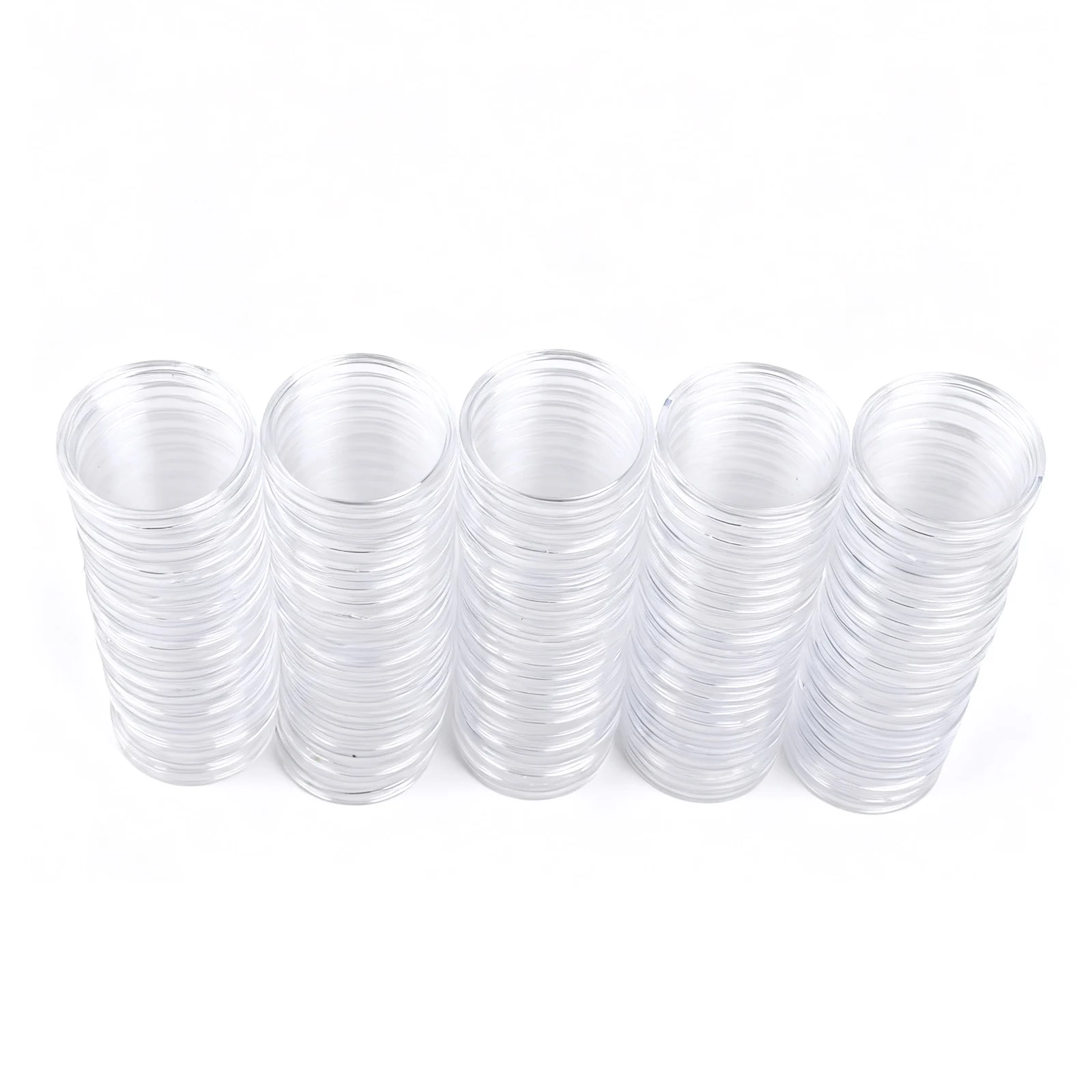 Coin Collection Diameter 35mm Coin Holder Reusable Coin Holders For Collectors Clear Container Large Quantity Multiple Uses