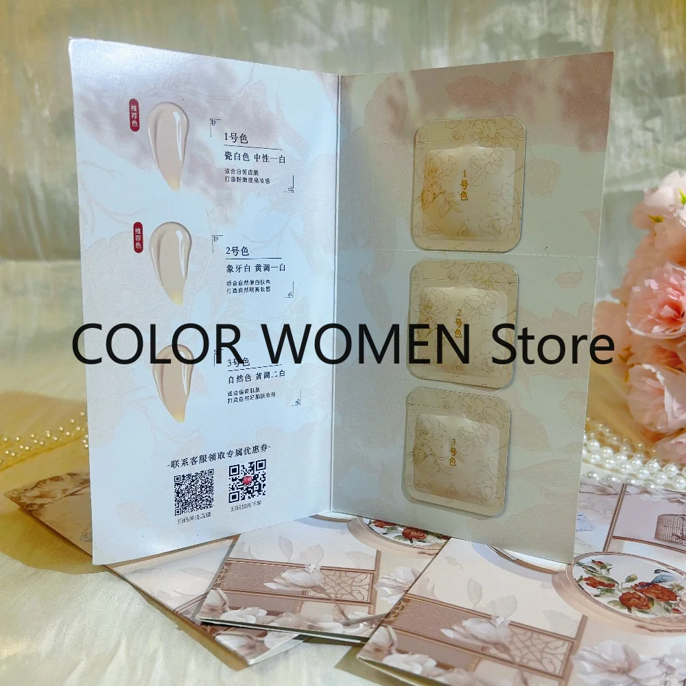 Flower Knows Flower Goddess Water Soft Cushion Foundation Sample 0.5g*3