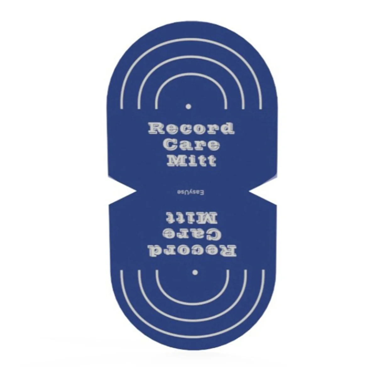 

A002 2pcs Record Cleaner Handler Mitt Black Vinyl Record Clip Disc Cleaning Protection Pad No Fingerprints Blue