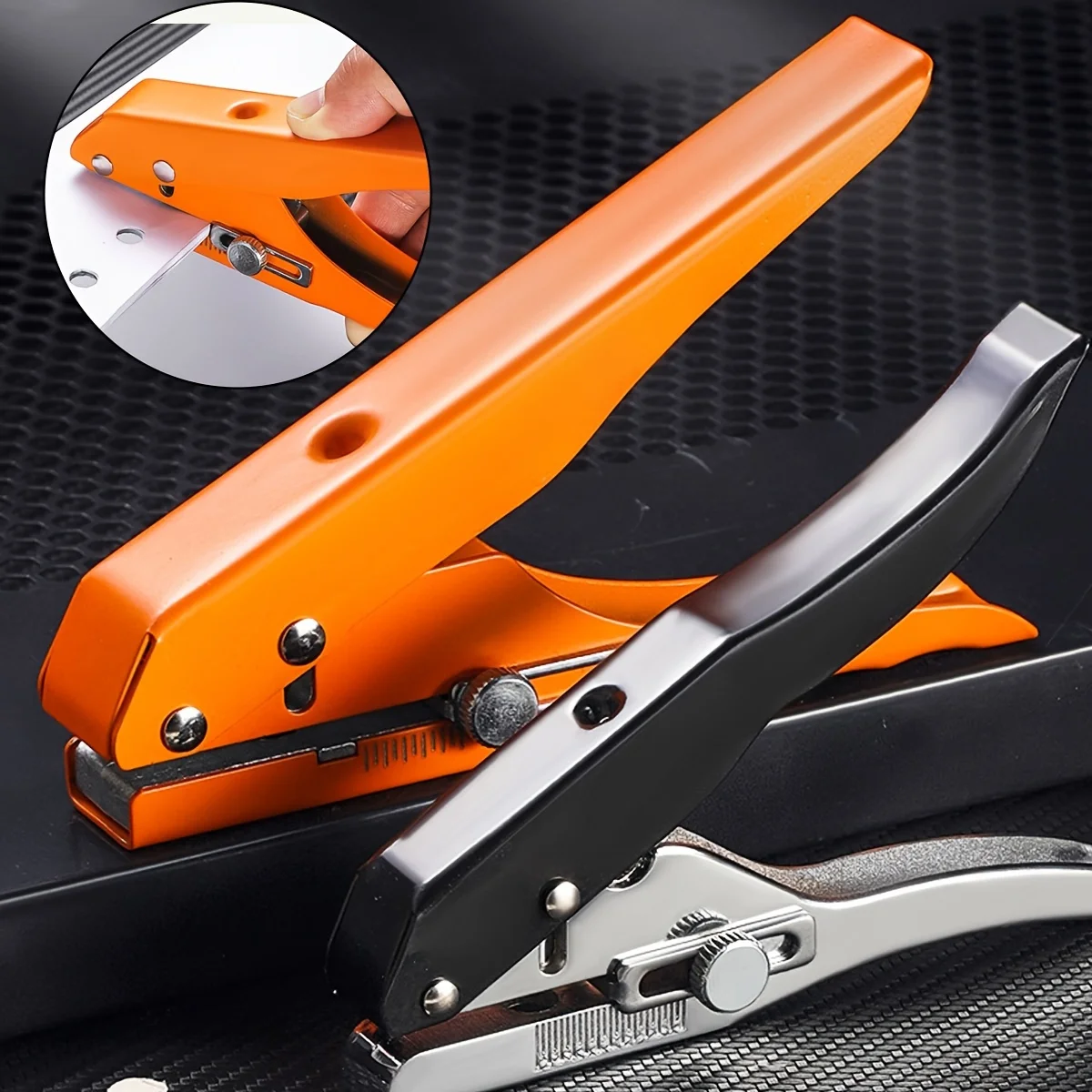 

Дырокол 5/16 дюймов-8 мм, одинарный дырокол, сверхмощный дырокол одинарный, дырокол для бумаги, портативный ручной дырокол для длинных отверстий