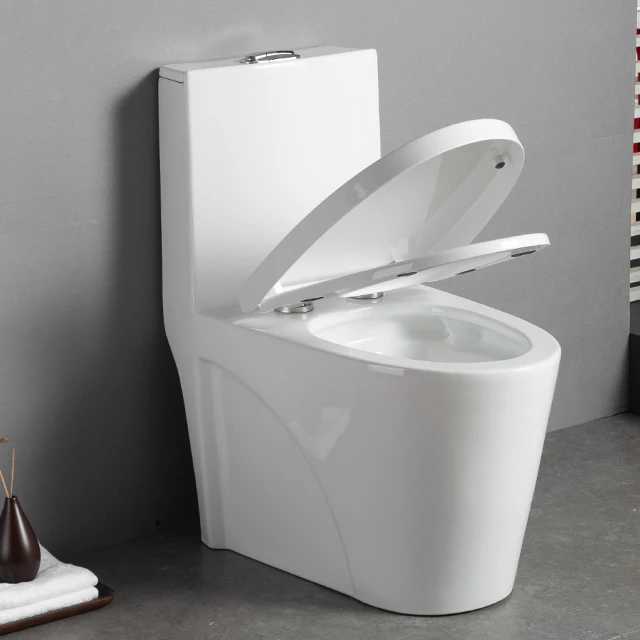 Toilet Water Closet Sanitary Ware , Cheap One Piece Ceramic Toilet, Bathroom Wc, Wholesale