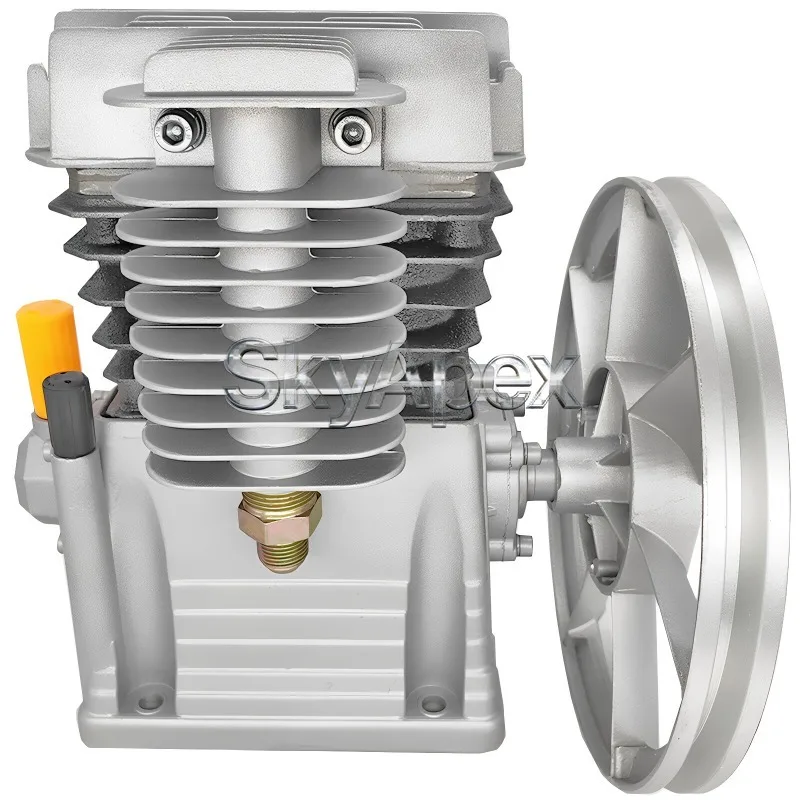 Three Cylinder Air Compressor Piston Compressor Head Assembly Air Pump Head Industrial Business Accessories view 6