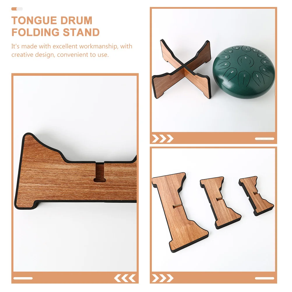 

Professional Tongue Drum Stand Detachable Tripod Base Non-Slip Pads Universal Fit Lightweight Travel-Friendly Display Floor