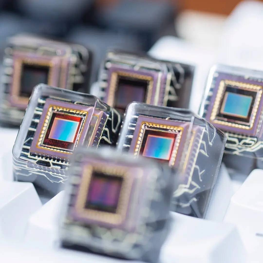 CMOS chip keycap ESC key Personalized resin keycap Customized mechanical keyboard keycap Original OEM height