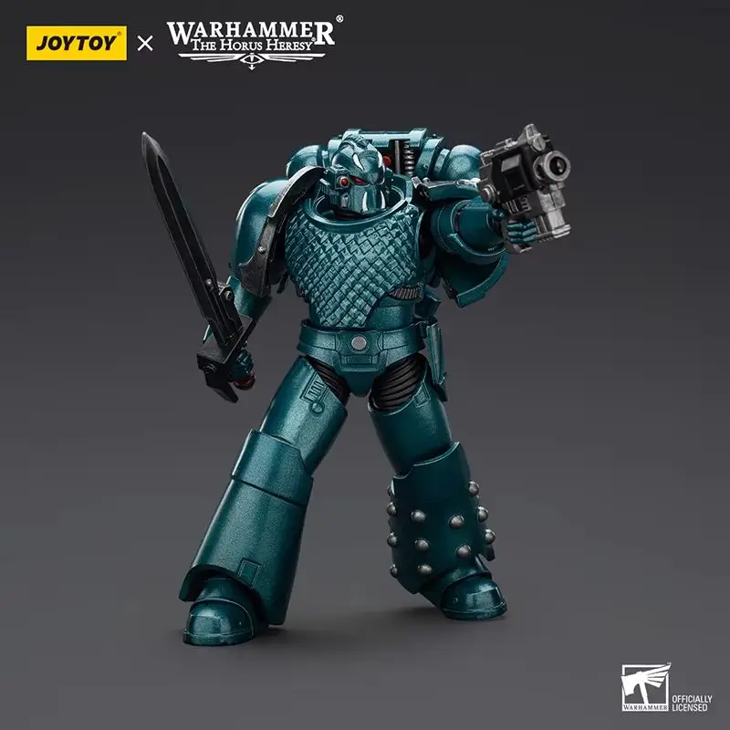 

Joytoy Dark Source Warhammer Horus Rebellion Alpha Corps Collectible Model Movable Figurine Headhunter & Ixiudos Gift